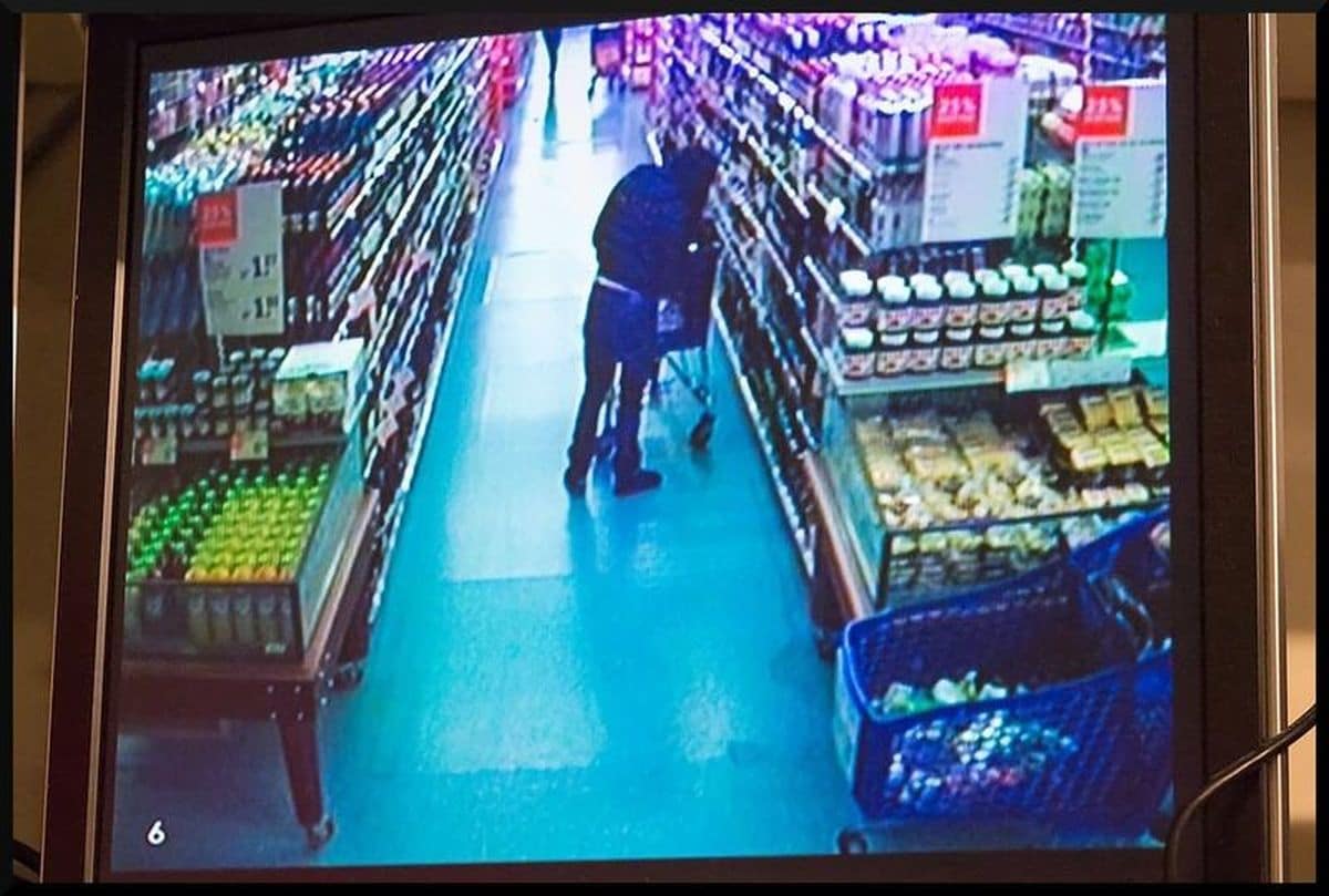 Avoid Shoplifting Arrest: Shopper Surveiled in Security Monitor