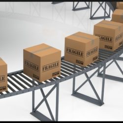 Seal Criminal Proceedings: Conveyor Belt Moving Fragile Merchandise