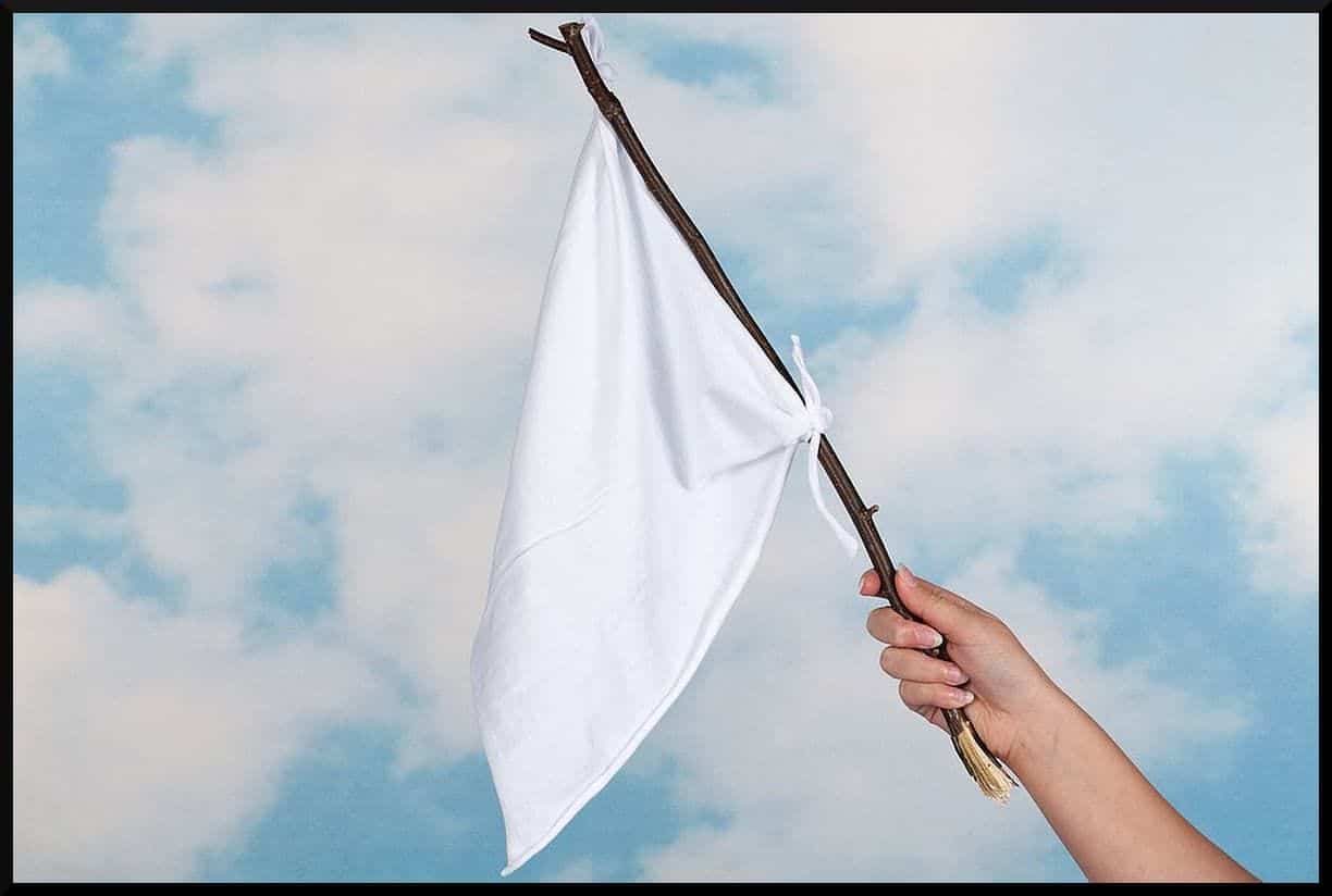 Voluntary Surrender: Waving White Flag