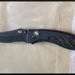 Alleged Switchblade Knife in Open Position